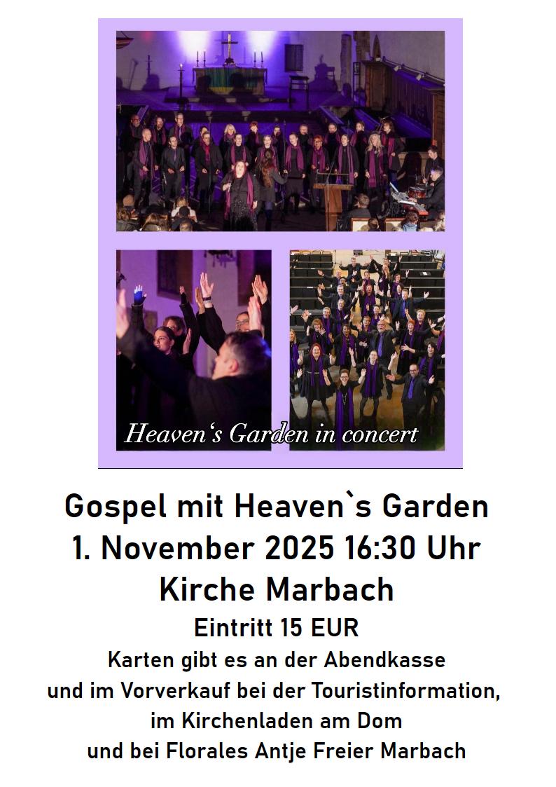 Heavens Garden am 1. November in Marbach