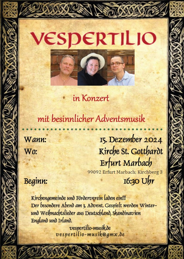 Musikalischer Advent mit Vespertilio